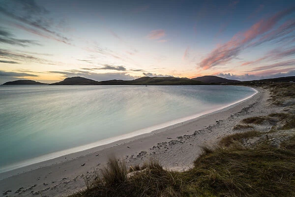 Winter sunrise at Bagh Bhatarsaigh (Vatersay Bay), Vatersay, the most southerly inhabited