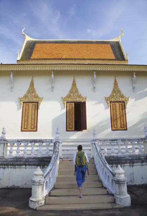 Framed Print : Woman at Silver Pagoda in Royal Palace, Phnom Penh, Cambodia, Indochina, Southeast Asia, Asia Framed Print : Woman at Silver Pagoda in Royal Palace, Phnom Penh, Cambodia, Indochina, Southeast Asia, Asia