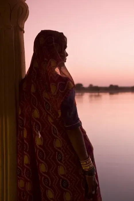 Framed Print : Woman In Traditional Dress, Jaisalmer, Western Rajasthan, India Framed Print : Woman In Traditional Dress, Jaisalmer, Western Rajasthan, India