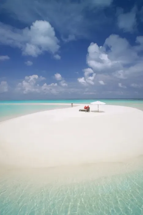Framed Print : Woman walking on a sandbank, Maldives, Indian Ocean, Asia Framed Print : Woman walking on a sandbank, Maldives, Indian Ocean, Asia