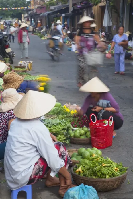 Framed Print : Women vendors selling vegetables at market, Hoi An, UNESCO World Heritage Site, Quang Nam, Vietnam, Indochina, Southeast Asia, Asia Framed Print : Women vendors selling vegetables at market, Hoi An, UNESCO World Heritage Site, Quang Nam, Vietnam, Indochina, Southeast Asia, Asia