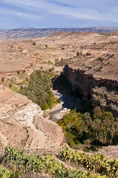 Wonderful canyon Balcon de Ghoufi, Aures mountains, Eastern Algeria, Algeria