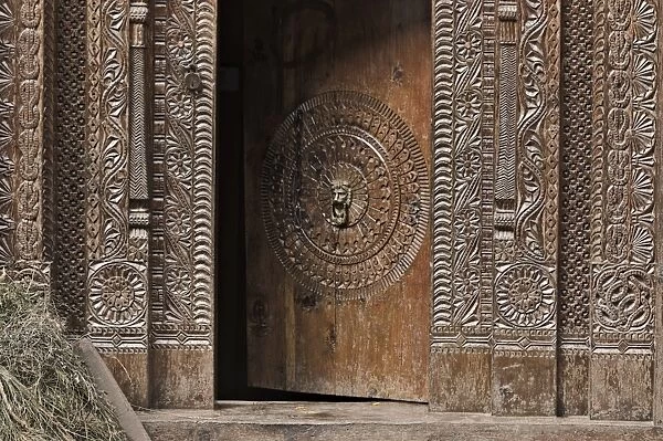 Wooden doorway