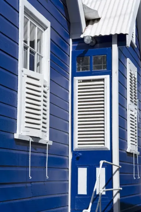 Framed Print : Wooden House in Holetown, Barbados, West Indies, Caribbean, Central America