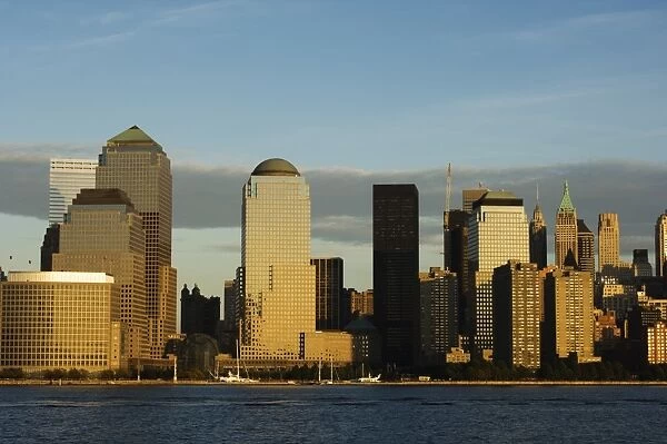 World Financial Center Buildings and skyline across the Hudson River