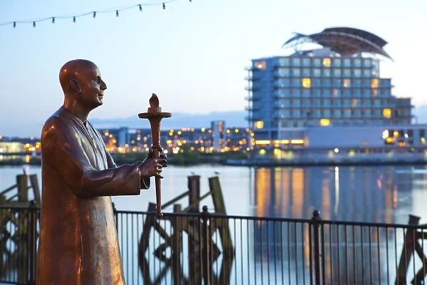 World Harmony Peace Statue, Cardiff Bay, South Wales, Wales, United Kingdom, Europe