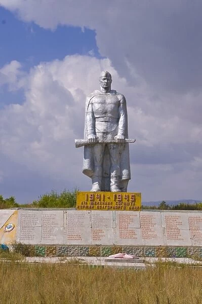 World War II Memorial, Torugart, Kyrgyzstan, Central Asia, Asia