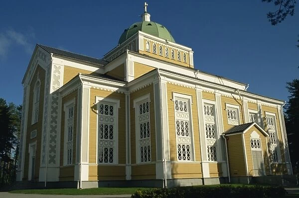 The worlds largest wooden church, dating from 1848, Kerimaki, Finland