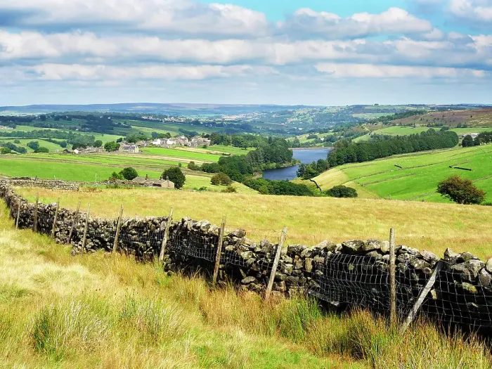 Framed Print : The Worth Valley near Stanbury, Yorkshire, England, United Kingdom, Europe Framed Print : The Worth Valley near Stanbury, Yorkshire, England, United Kingdom, Europe