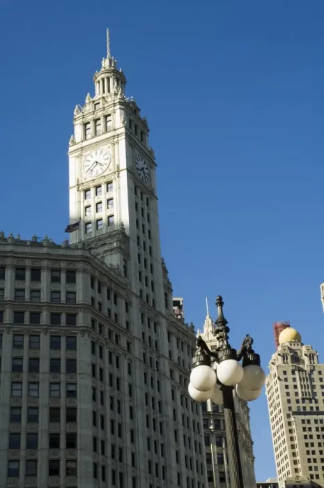 Framed Print : Wrigley Building on left hand side Framed Print : Wrigley Building on left hand side