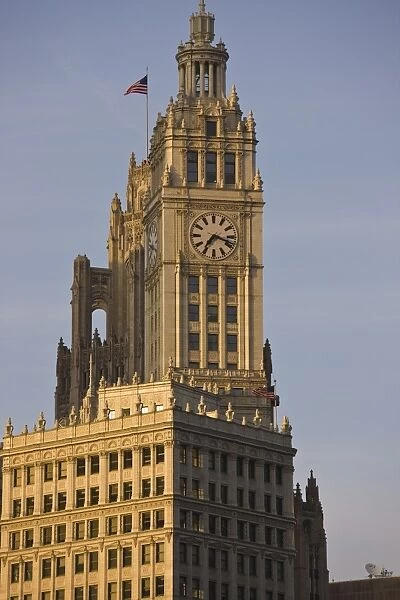 The Wrigley Building on North Michigan Avenue, Chicago Illinois, United States of America
