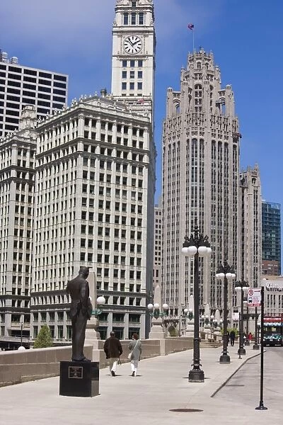 The Wrigley Building and Tribune Tower, North Michigan Avenue, the Magnificent Mile