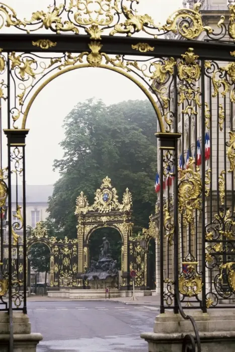 Framed Print : Wrought iron by Lamor, restored, Place Stanislaus, UNESCO World Heritage Site Framed Print : Wrought iron by Lamor, restored, Place Stanislaus, UNESCO World Heritage Site