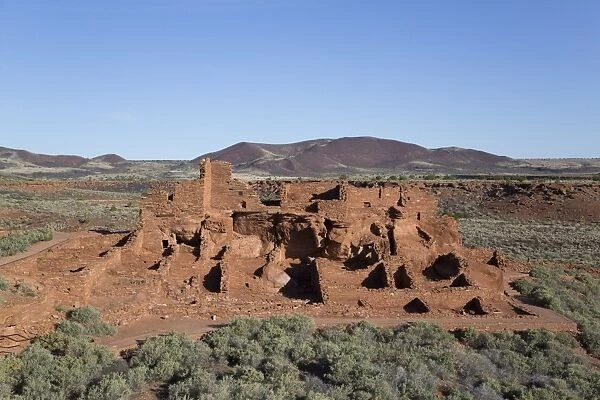Wupatki Pueblo, inhabited from approximately 1100 AD to 1250 AD, Wupatki National Monument