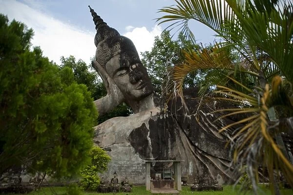 Xiengkuane Buddha Park, Thadeua village, Vientiane, Laos, Indochina, Southeast Asia, Asia