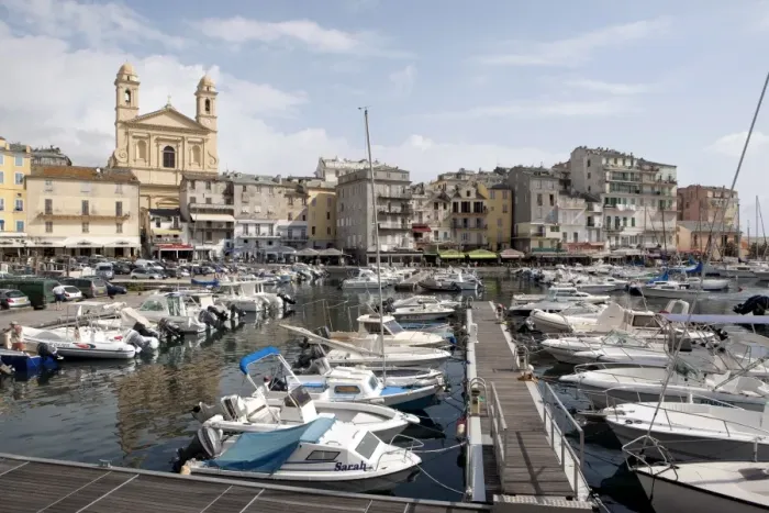 Framed Print : The yacht port of Bastia, Corsica, France, Mediterranean, Europe Framed Print : The yacht port of Bastia, Corsica, France, Mediterranean, Europe