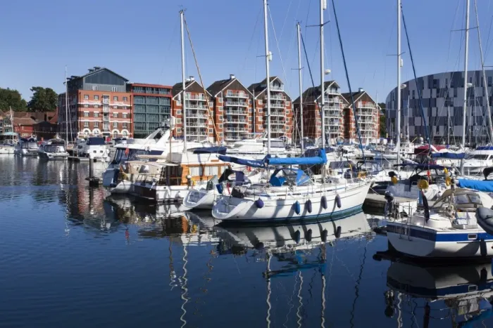 Framed Print : Yachts moored at Ipswich Marina, Ipswich, Suffolk, England, United Kingdom, Europe Framed Print : Yachts moored at Ipswich Marina, Ipswich, Suffolk, England, United Kingdom, Europe