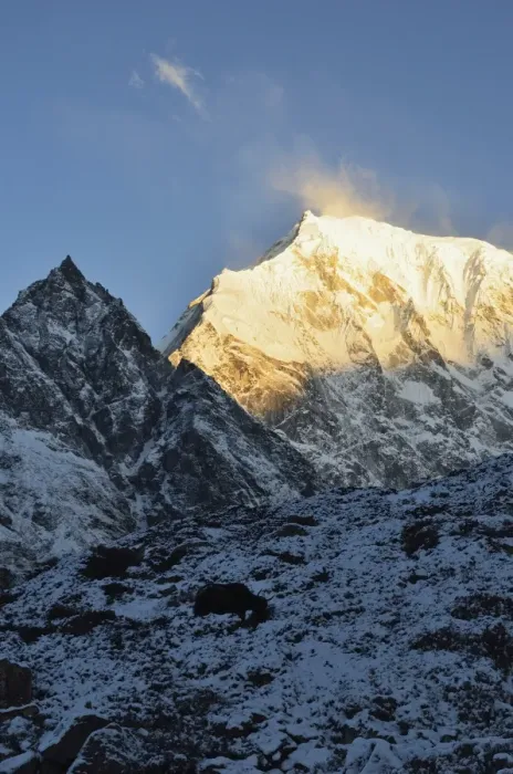 Framed Print : Yak and Langtang Lirung at sunrise, Langtang National Park, Bagmati, Central Region (Madhyamanchal), Nepal, Himalayas, Asia Framed Print : Yak and Langtang Lirung at sunrise, Langtang National Park, Bagmati, Central Region (Madhyamanchal), Nepal, Himalayas, Asia