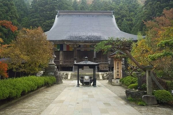 Yamadera Temple (Risshaku-ji) on Mount Hoju, Northern Honshu (Tohoku), Japan, Asia