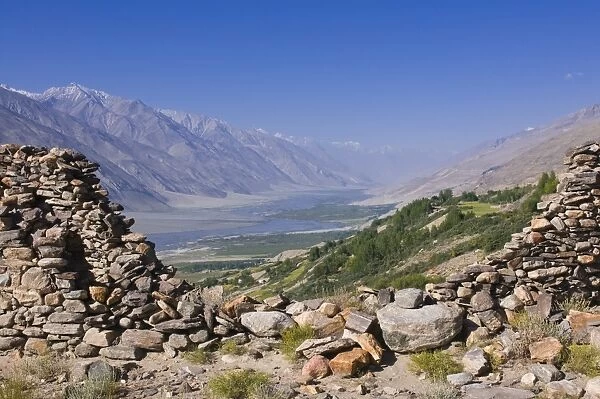 Yamchun fortress, Yamchun, Wakhan valley, The Pamirs, Tajikistan, Central Asia
