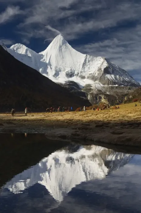 Framed Print : Yangmaiyong, Yading Nature Reserve, Sichuan Province, China, Asia Framed Print : Yangmaiyong, Yading Nature Reserve, Sichuan Province, China, Asia