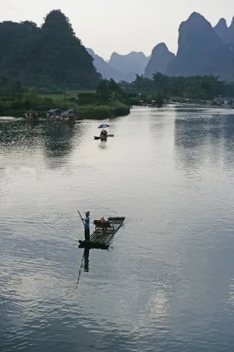 Framed Print : Yangshuo, Li River, Guangxi Province, China, Asia Framed Print : Yangshuo, Li River, Guangxi Province, China, Asia