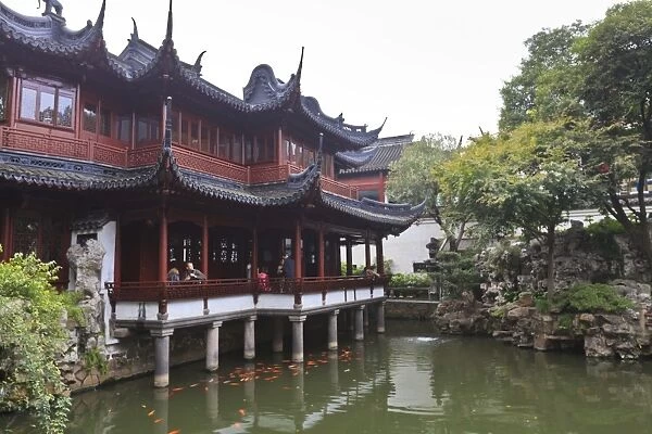 Yanshan Hall, Yu Yuan (Yuyuan) Gardens, Shanghai, China, Asia