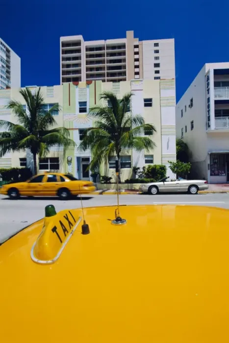 Framed Print : Yellow taxi Framed Print : Yellow taxi
