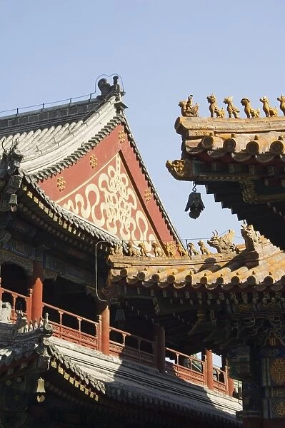 Yonghe Gong Tibetan Buddhist Lama Temple, Beijing, China, Asia