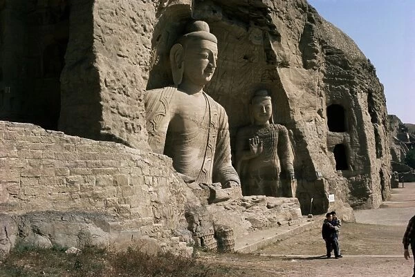 Yungang Buddhist caves, UNESCO World Heritage Site, Datong, Shanxi, China, Asia