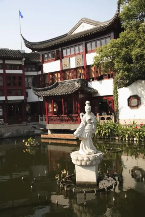 Framed Print : Yuyuan Gardens and bazaar, Shanghai, China, Asia