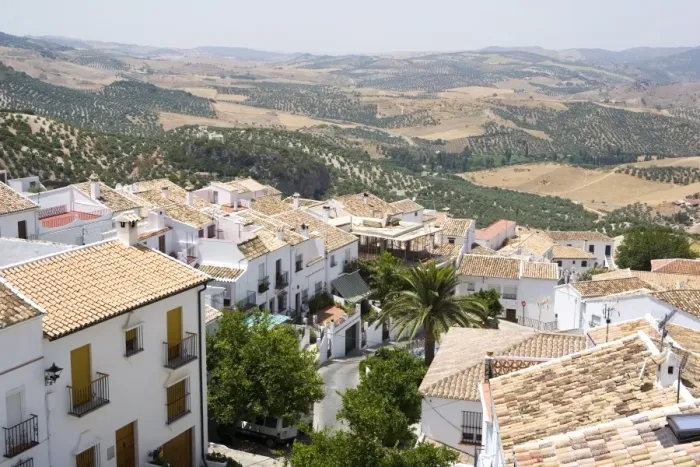 Framed Print : Zahara de la Sierra, one of the white villages, Andalucia, Spain, Europe Framed Print : Zahara de la Sierra, one of the white villages, Andalucia, Spain, Europe