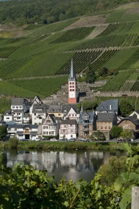 Framed Print : Zell church on River Mosel, Zell, Rhineland-Palatinate, Germany, Europe Framed Print : Zell church on River Mosel, Zell, Rhineland-Palatinate, Germany, Europe