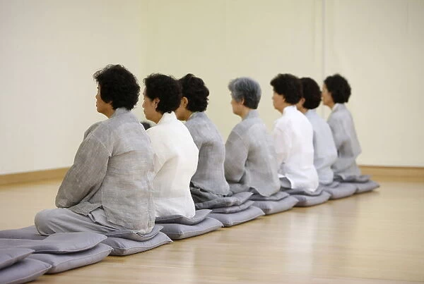 Zen meditation, Seoul, South Korea, Asia