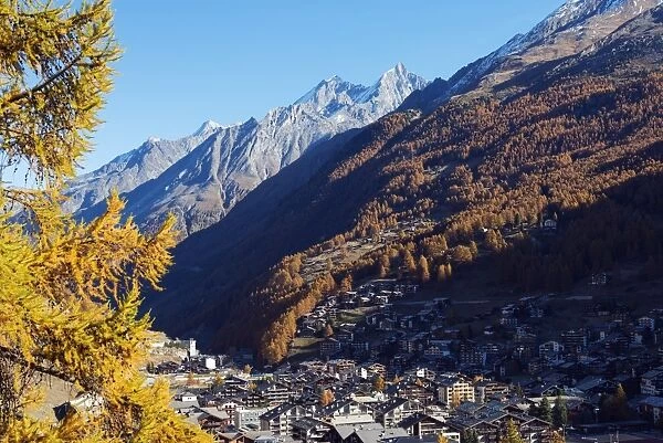 Zermatt in autumn, Valais, Swiss Alps, Switzerland, Europe