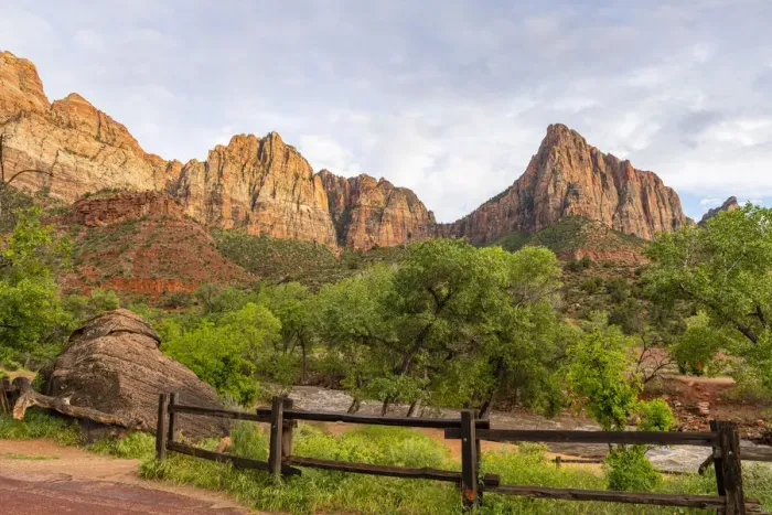 Framed Print : Zion Canyon, Utah, United States of America, North America Framed Print : Zion Canyon, Utah, United States of America, North America