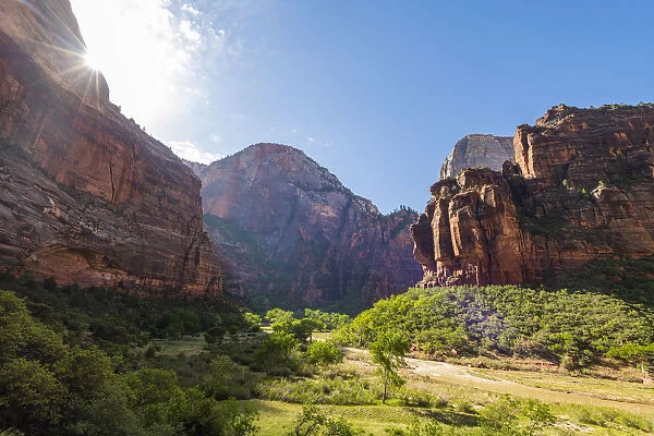 Zion Canyon, Zion National Park, Utah, United States of America, North America