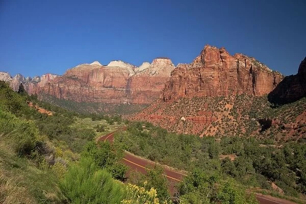 Zion-Mount Carmel Highway, Zion National Park, Utah, United States of America, North America