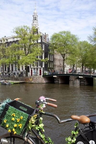Zuiderkerk and Canal, Amsterdam, Holland, Europe