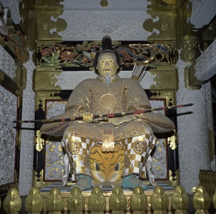 Framed Print : Zuijin guardian, Heian era, Yomai-mon Gate, Tosho-gu Shrine, Nikko, Honshu, Japan, Asia