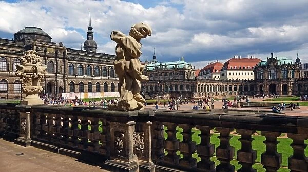Zwinger Palace, Dresden, Saxony, Germany, Europe