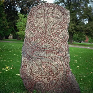 An 11th century Viking Runestone from Lagga Parish