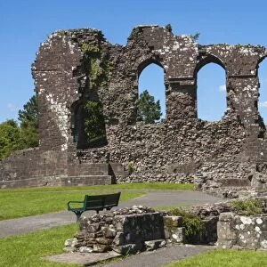 The 12th century Egremont Castle, West Cumberland, Cumbria, England, United Kingdom