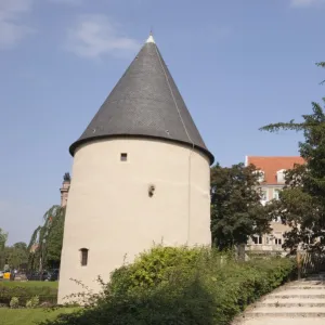 The 15th century Turm Tower (Tour Camoufle), a fortified section of the old city walls