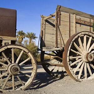 20 Mule Team Wagon in Death Valley National Park, California, United States of America, North America