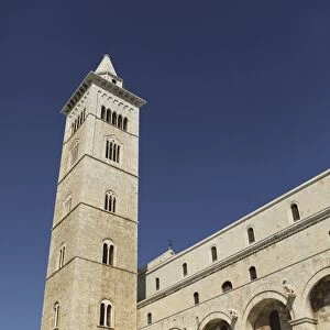 The 60m tall bell tower of the Cathedral of St. Nicholas the Pilgrim (San Nicola