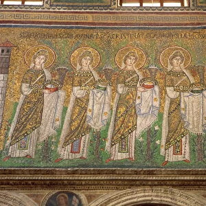 The 6th century mosaics in the Basilica of Sant Apollinare Nuovo, Ravenna