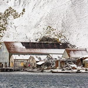 The abandoned Norwegian Whaling Station at Stromness Bay, South Georgia, South Atlantic Ocean, Polar Regions