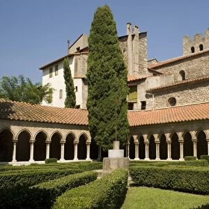 Abbey, Arles-sur-Tech, Vallespir, Languedoc-Roussillon, France, Europe