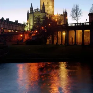 The Abbey, Bath, UNESCO World Heritage Site, Somerset, England, United Kingdom, Europe